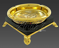 Декоративная пепельница "Металлическая". Златоуст