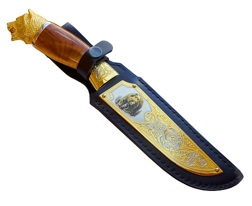 Нож медведь № 8. Златоуст купить с доставкой Нож медведь № 8. Златоуст