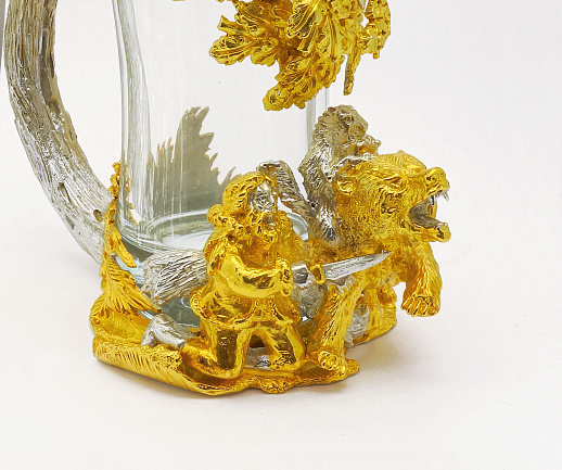 Пивной бокал "Охота на медведя" купить с доставкой Пивной бокал "Охота на медведя"