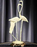 Бронзовая скульптура «Фламинго на болоте»